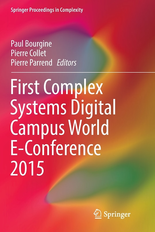 Front cover_First Complex Systems Digital Campus World E-conference 2015