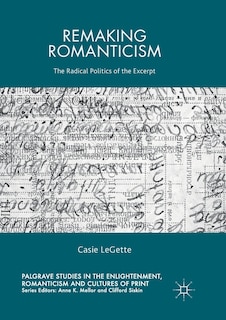 Front cover_Remaking Romanticism