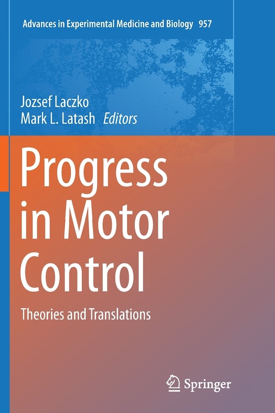 Front cover_Progress In Motor Control