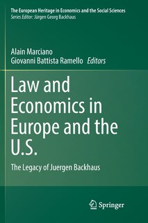 Front cover_Law And Economics In Europe And The U.s.