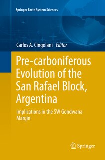 Couverture_Pre-carboniferous Evolution Of The San Rafael Block, Argentina