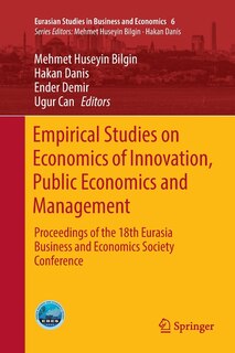Couverture_Empirical Studies On Economics Of Innovation, Public Economics And Management