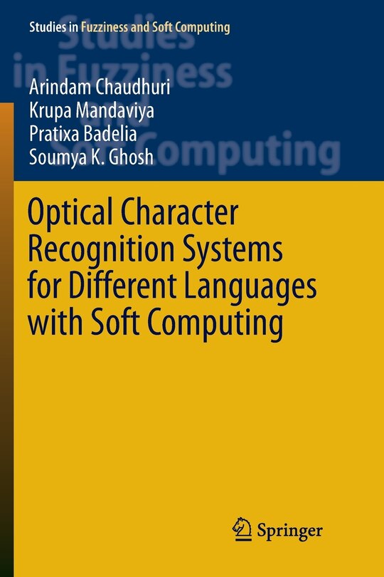 Couverture_Optical Character Recognition Systems For Different Languages With Soft Computing