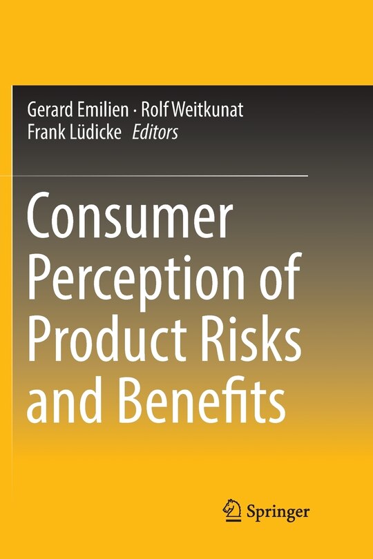 Front cover_Consumer Perception Of Product Risks And Benefits