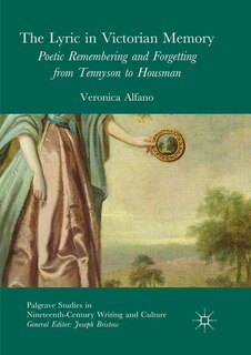 Couverture_The Lyric in Victorian Memory