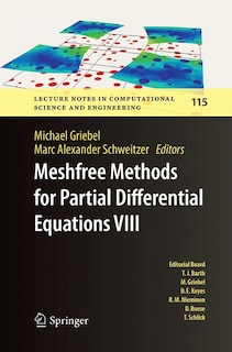 Couverture_Meshfree Methods For Partial Differential Equations Viii