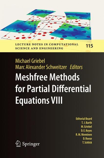 Couverture_Meshfree Methods For Partial Differential Equations Viii