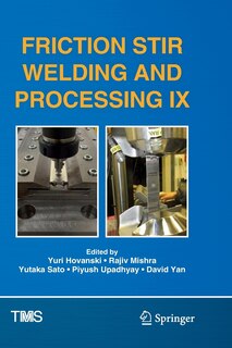 Front cover_Friction Stir Welding And Processing Ix
