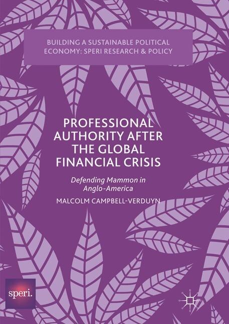 Front cover_Professional Authority After The Global Financial Crisis