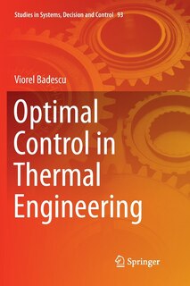 Couverture_Optimal Control In Thermal Engineering