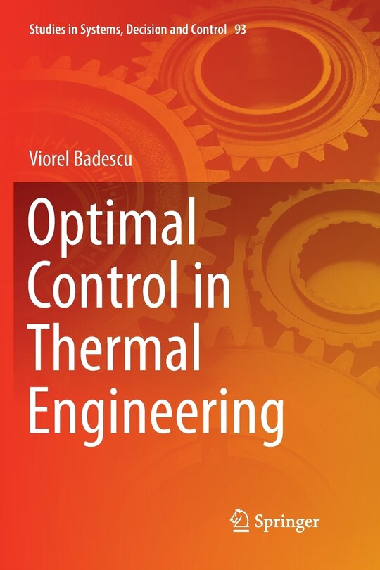 Couverture_Optimal Control In Thermal Engineering