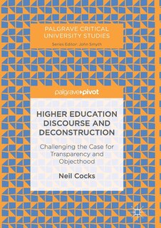 Couverture_Higher Education Discourse And Deconstruction