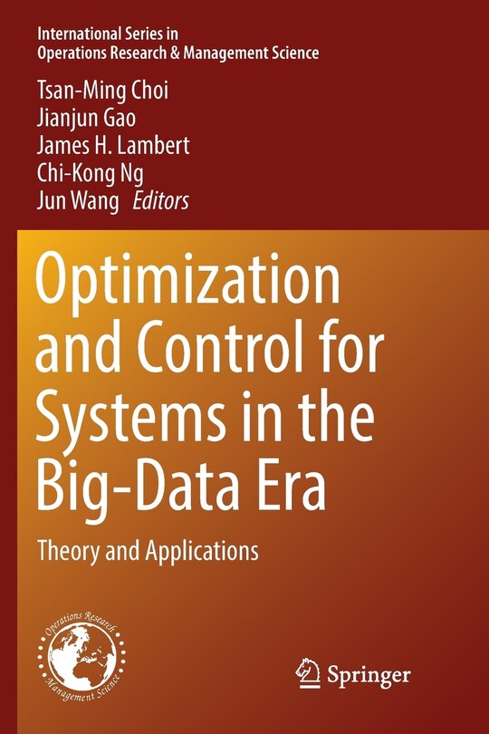 Couverture_Optimization And Control For Systems In The Big-data Era