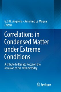 Couverture_Correlations in Condensed Matter under Extreme Conditions