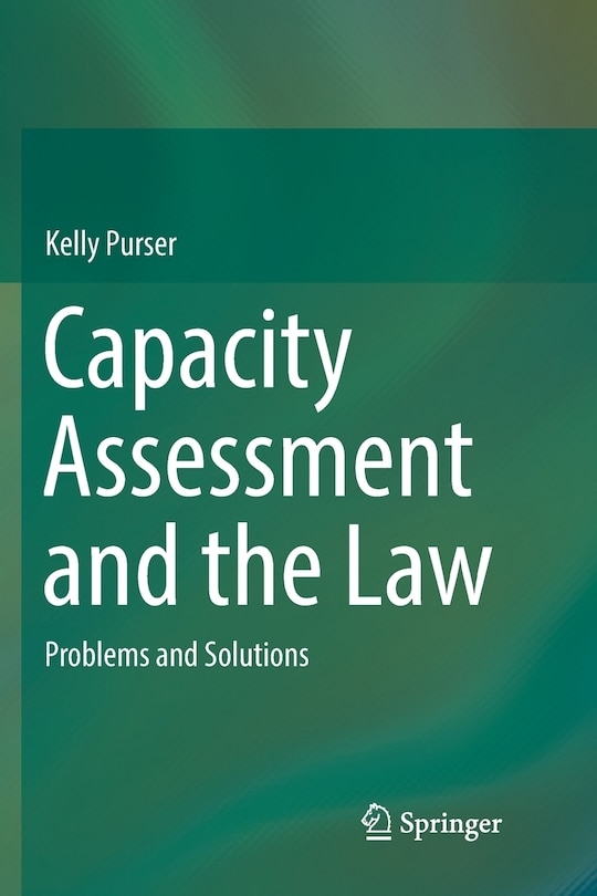 Front cover_Capacity Assessment And The Law