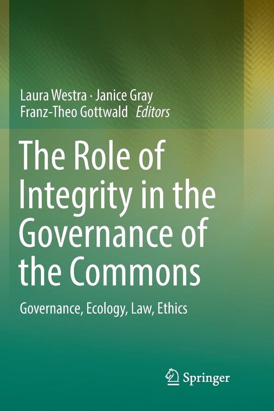 Couverture_The Role Of Integrity In The Governance Of The Commons