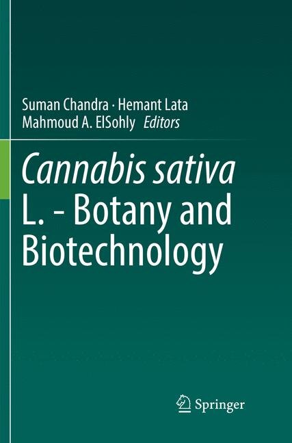 Front cover_Cannabis Sativa L. - Botany And Biotechnology