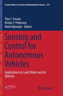 Couverture_Sensing And Control For Autonomous Vehicles