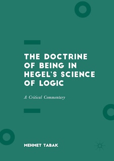 Couverture_The Doctrine Of Being In Hegel's Science Of Logic