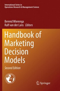 Front cover_Handbook of Marketing Decision Models