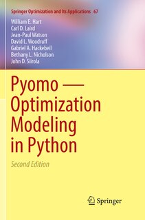 Couverture_Pyomo - Optimization Modeling In Python