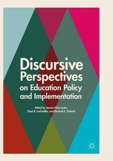 Couverture_Discursive Perspectives On Education Policy And Implementation