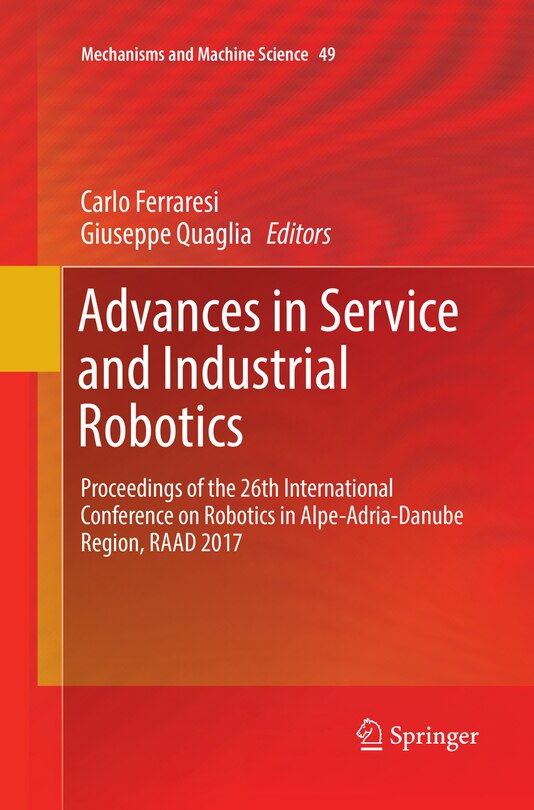 Front cover_Advances in Service and Industrial Robotics