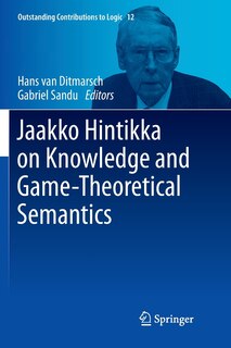 Front cover_Jaakko Hintikka On Knowledge And Game-theoretical Semantics