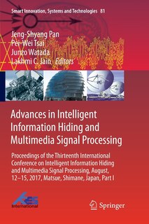 Couverture_Advances in Intelligent Information Hiding and Multimedia Signal Processing