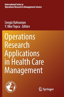 Couverture_Operations Research Applications In Health Care Management