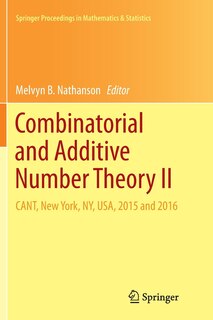 Couverture_Combinatorial And Additive Number Theory Ii