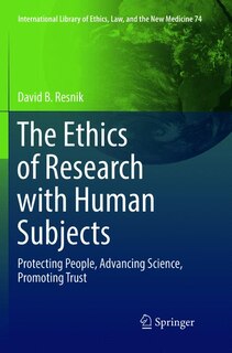 Couverture_The Ethics of Research with Human Subjects