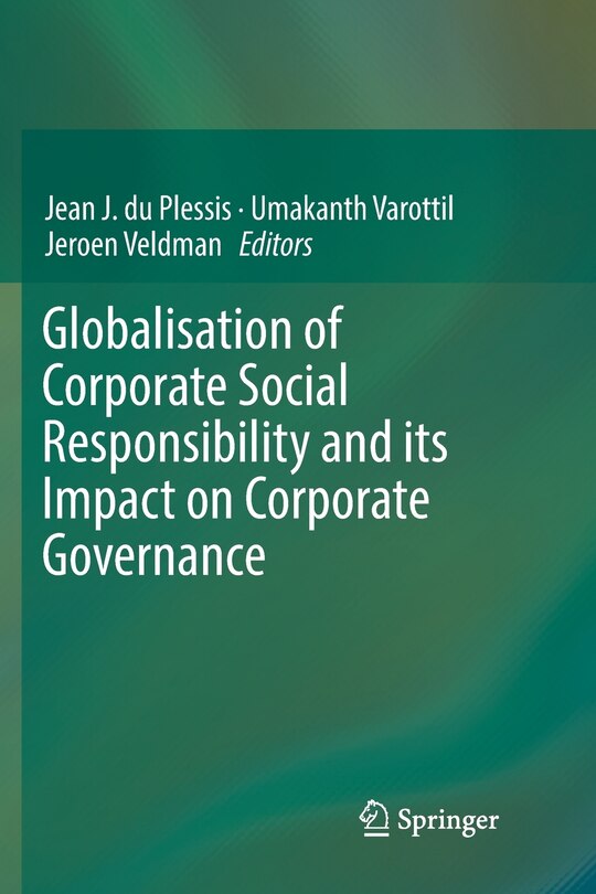 Couverture_Globalisation Of Corporate Social Responsibility And Its Impact On Corporate Governance