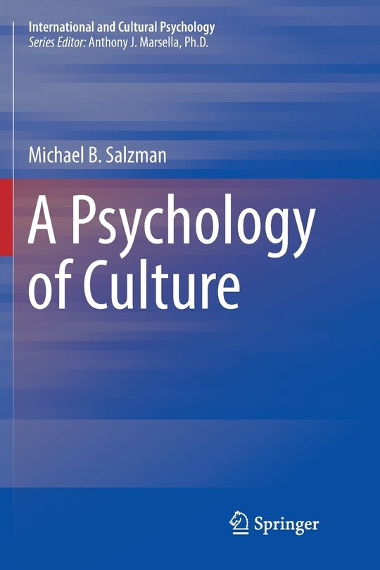 Front cover_A Psychology Of Culture