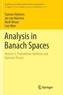 Front cover_Analysis In Banach Spaces