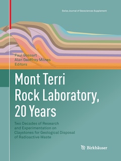Couverture_Mont Terri Rock Laboratory, 20 Years