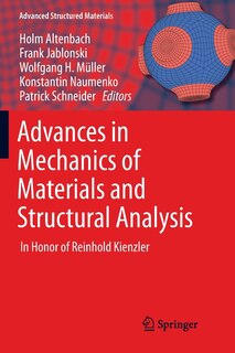Couverture_Advances In Mechanics Of Materials And Structural Analysis