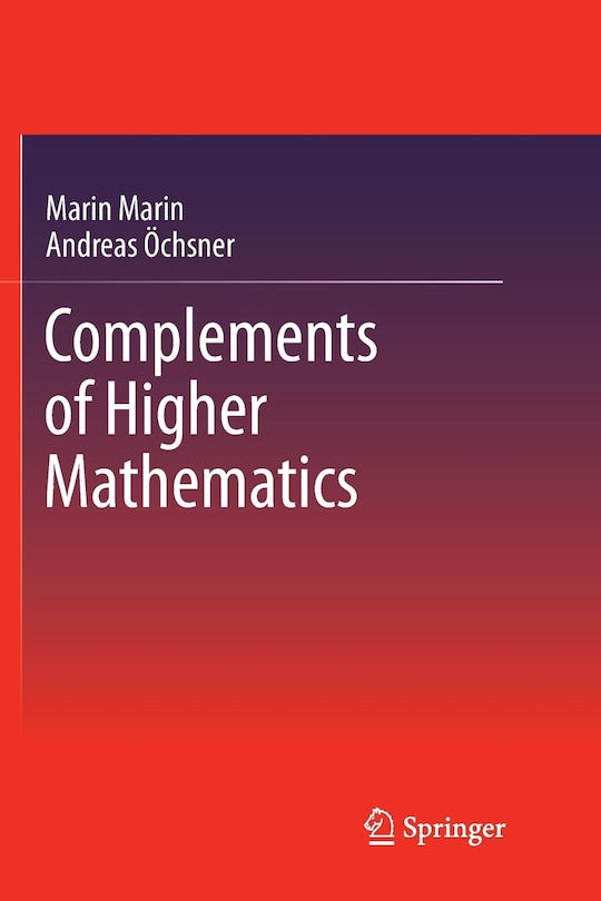 Front cover_Complements Of Higher Mathematics