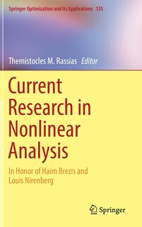 Front cover_Current Research In Nonlinear Analysis