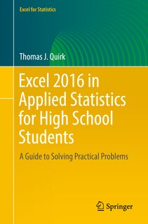 Front cover_Excel 2016 In Applied Statistics For High School Students