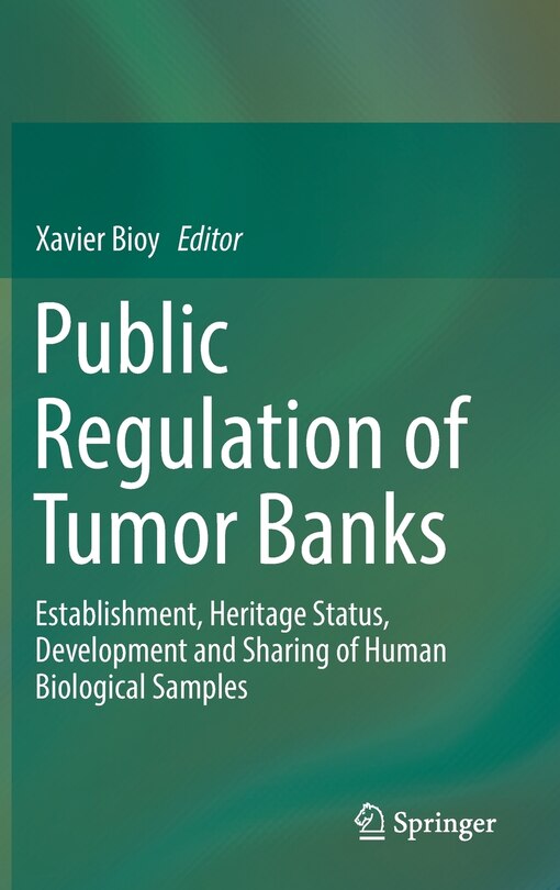 Couverture_Public Regulation Of Tumor Banks
