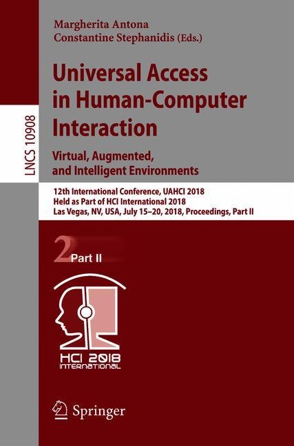 Front cover_Universal Access in Human-Computer Interaction. Virtual, Augmented, and Intelligent Environments