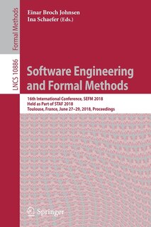 Front cover_Software Engineering and Formal Methods
