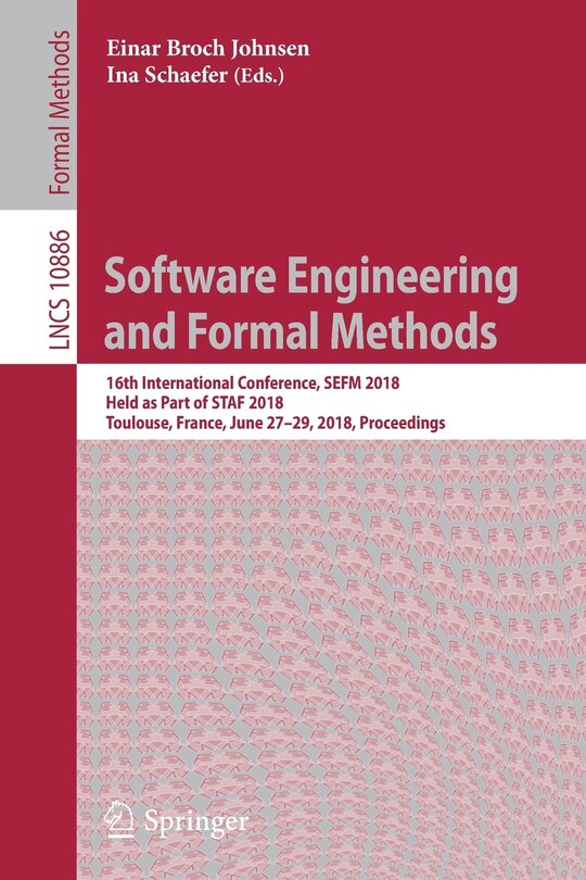 Front cover_Software Engineering and Formal Methods