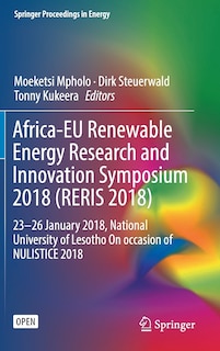 Front cover_Africa-eu Renewable Energy Research And Innovation Symposium 2018 (reris 2018)
