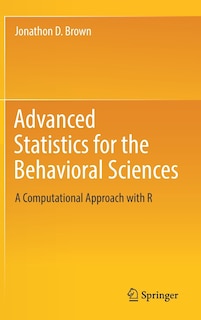 Couverture_Advanced Statistics For The Behavioral Sciences