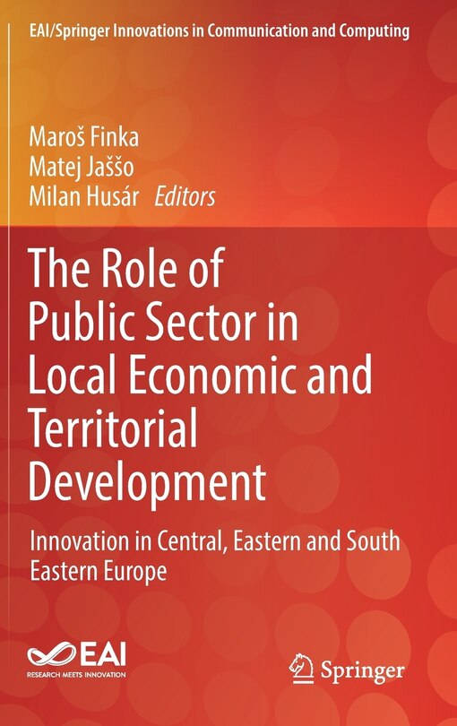 Front cover_The Role Of Public Sector In Local Economic And Territorial Development