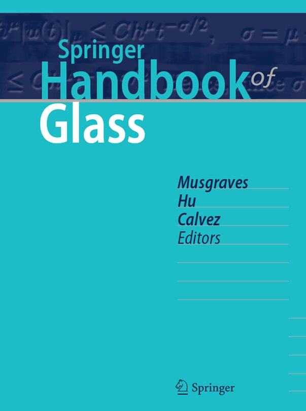 Front cover_Springer Handbook Of Glass