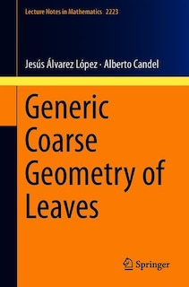 Couverture_Generic Coarse Geometry Of Leaves