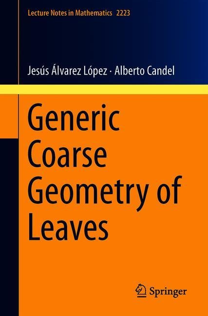 Couverture_Generic Coarse Geometry Of Leaves